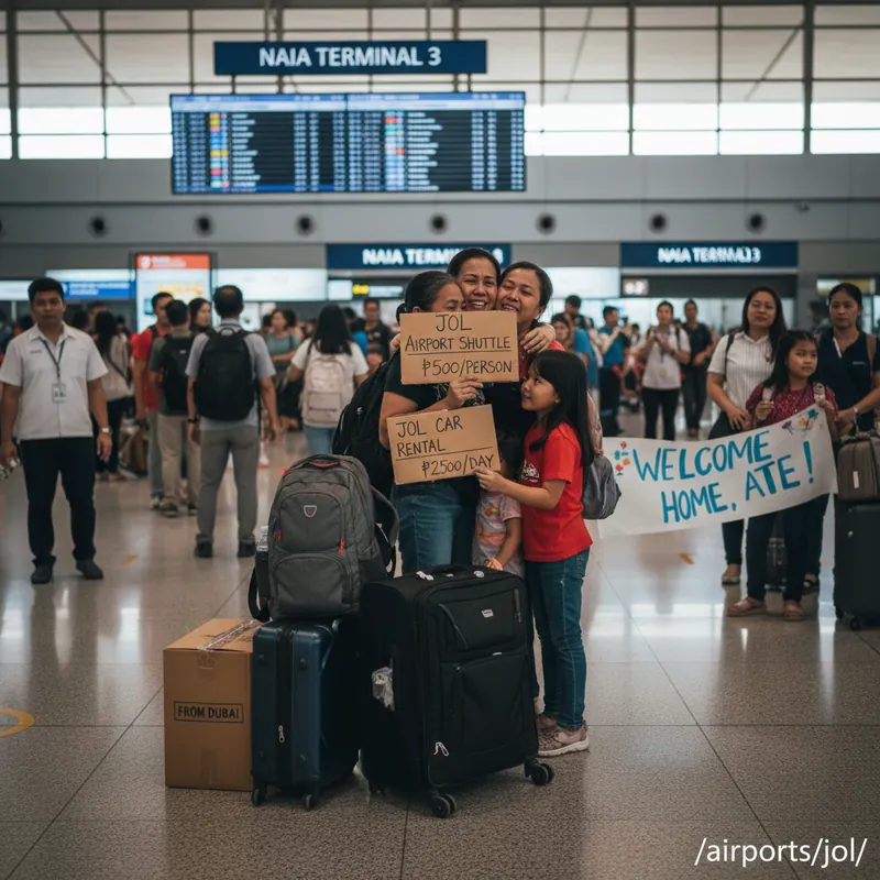 Jolo Airport (JOL) — Mga International Flight, OFW Lane