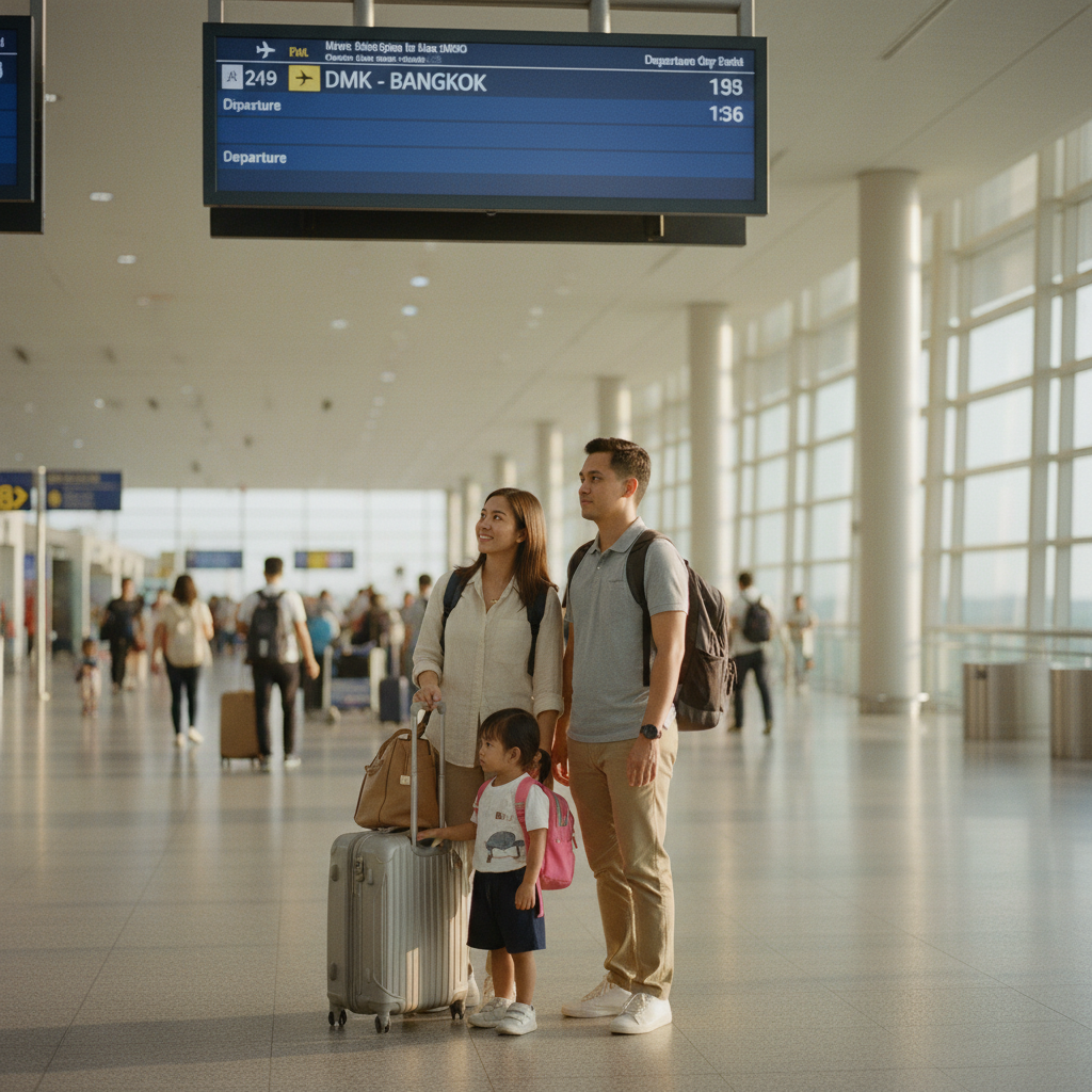 Flights Manila (MNL) to Bangkok (DMK) — PHP Fares & Schedules | 2026
