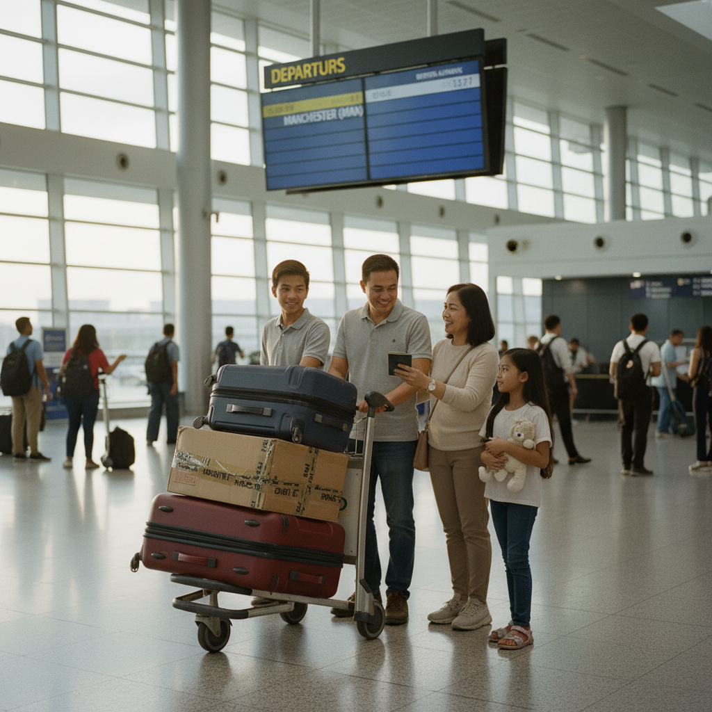 Flights Manila (MNL) to Manchester (MAN) — PHP Fares & Schedules | 2026